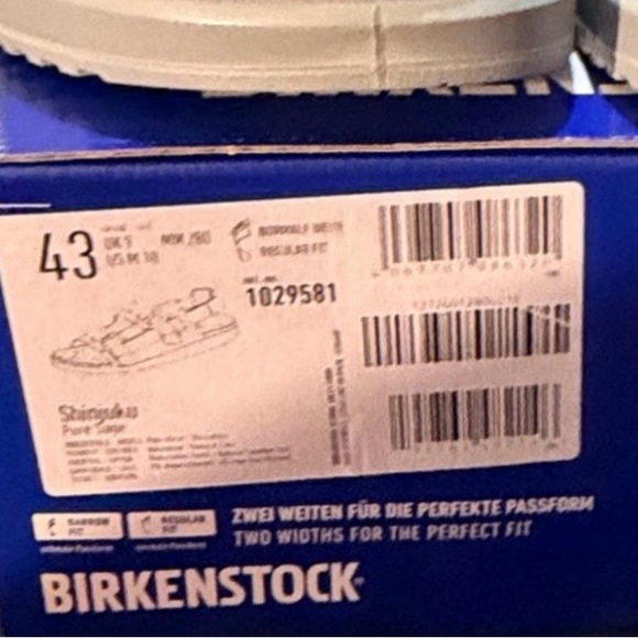 NWT Birkenstock Pure Sage Shinjuku Sandals Size EU 43/ US Men 10-10.5 - Picture 7 of 7